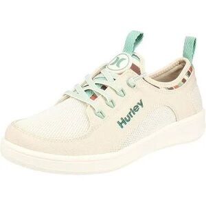 Hurley Castaic Beige Women's Bungee Shoe,Size 7